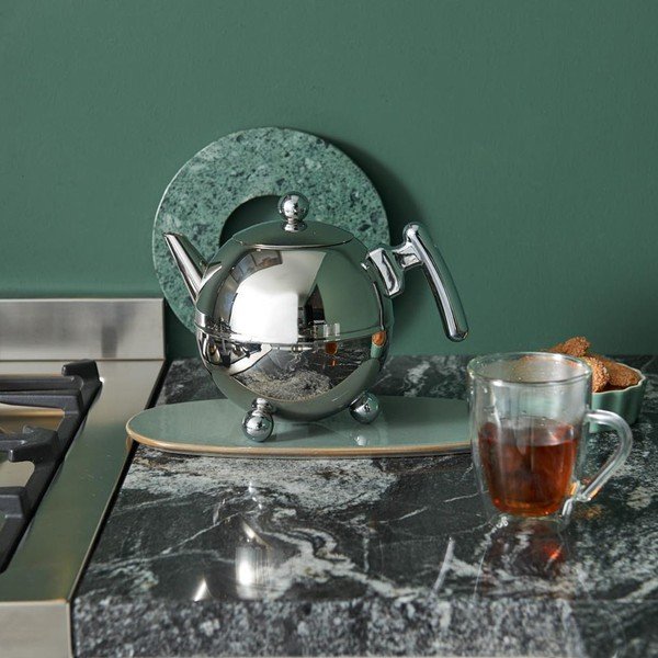 Dzbanek do herbaty ze stali nierdzewnej w kolorze srebra 1,5 l Bella Ronde – Bredemeijer-image-1