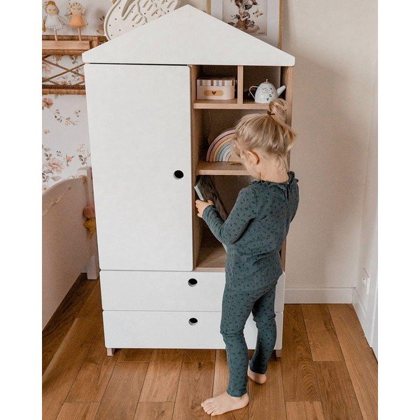 Biała szafa dziecięca Bellamy Amsterdam West-image-4