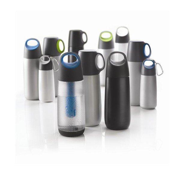 Grafitowy termos z kubkiem XD Design Bopp, 600 ml-image-4