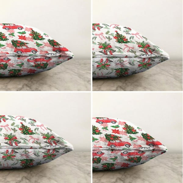 Tekstylne poszewki na poduszki ze świątecznym motywem zestaw 4 szt. 43x43 cm – Mila Home-image-2