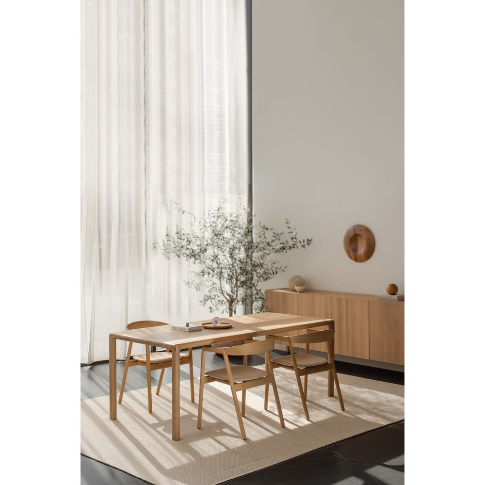 Stół z litego drewna dębowego 90x200 cm Derven – Gazzda (zdjęcie 6)