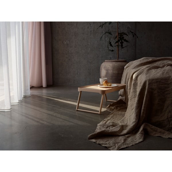 Stolik z litego drewna jesionowego 32x49,5 cm Inu – Zone-image-4