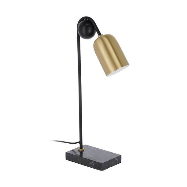 Lampa stołowa w czarno-złotym kolorze (wysokość 60 cm) Natsumi – Kave Home