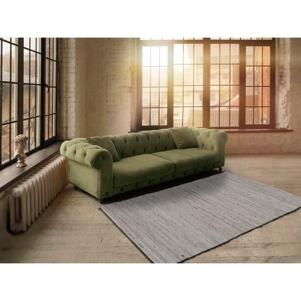 Jasnobeżowy dywan z tworzywa z recyklingu Universal Cinder, 60x110 cm-image-1