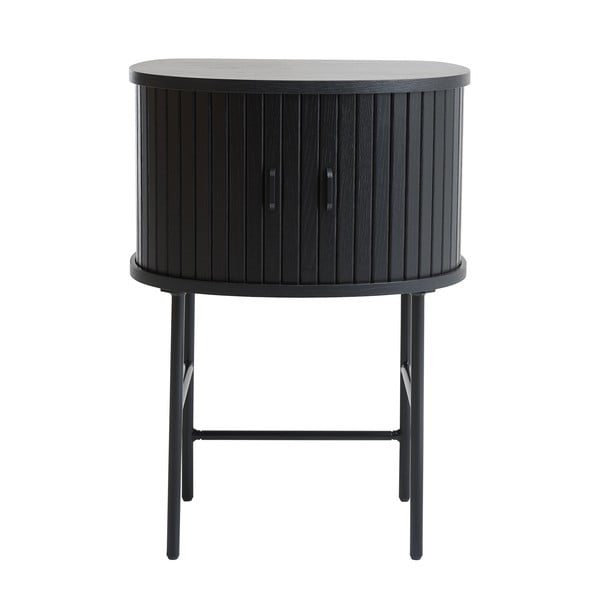 Czarna szafka nocna Nola – Unique Furniture
