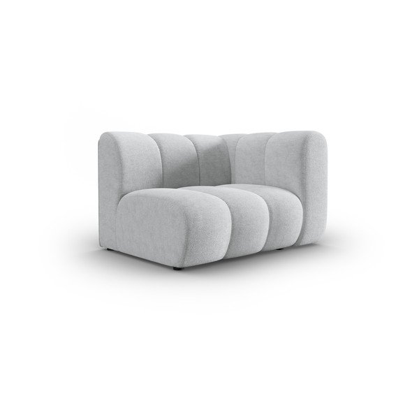 Jasnoszary moduł sofy (prawostronny) Lupine – Micadoni Home-image-2