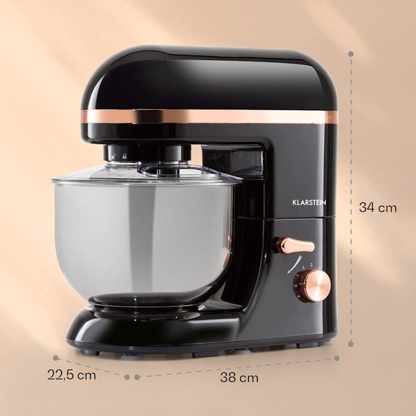 Czarny robot kuchenny Klarstein Bella Elegance-image-2