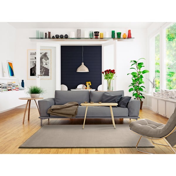 Beżowy dywan Universal Berna Liso, 190x290 cm-image-1