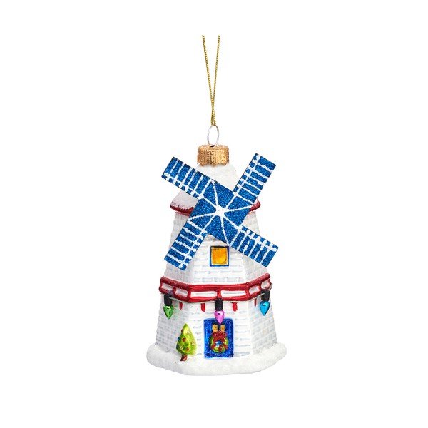 Szklana bombka choinkowa Windmill – Sass & Belle