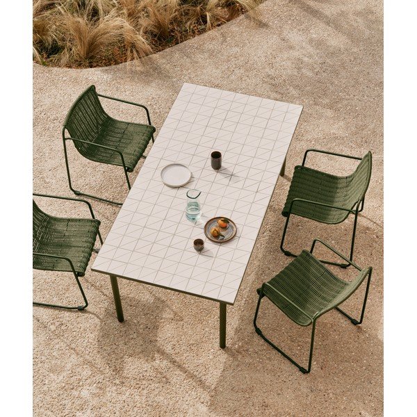 Stół ogrodowy z ceramicznym blatem 101x223 cm Maurina – Kave Home-image-1
