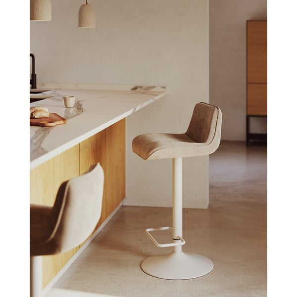 Beżowe hokery zestaw 2 szt. 103 cm Zenda – Kave Home-image-1