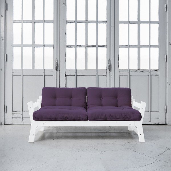Sofa rozkładana Karup Step White/Purple-image-1