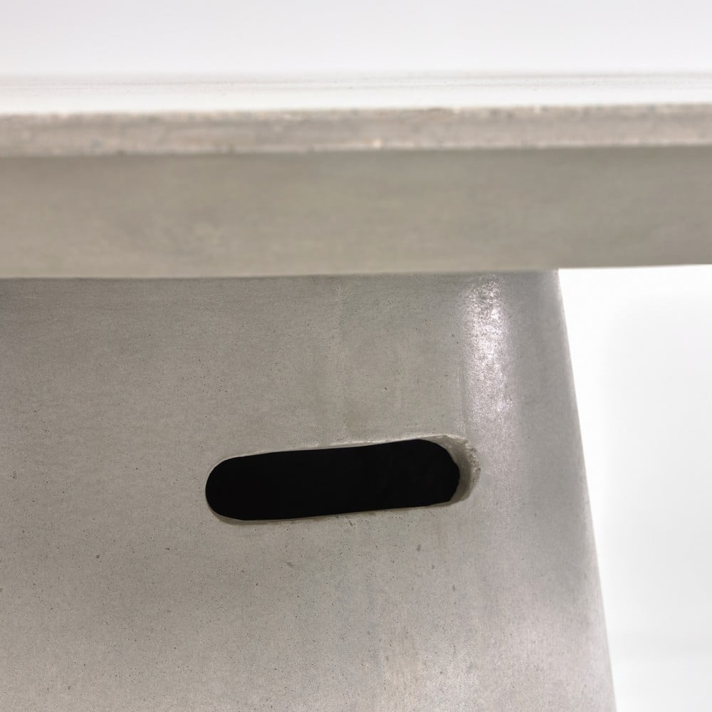 Betonowy stół zewnętrzny Kave Home Itai, ⌀ 90 cm (zdjęcie 8)