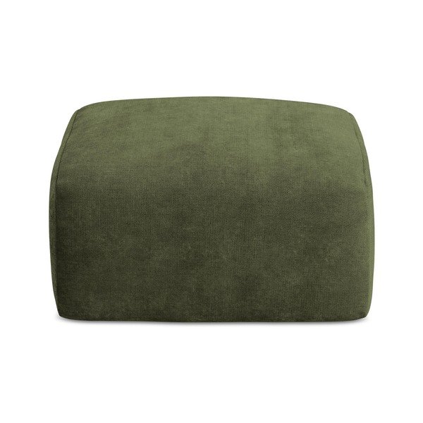 Zielony podnóżek z tkaniny szenilowej Leila – Makamii