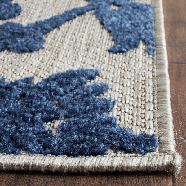 Niebiesko-biały dywan Safavieh odpowiedni na zewnątrz Wellington, 340x243 cm-image-2