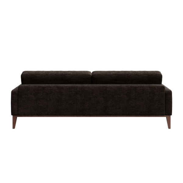 Ciemnobrązowa sofa trzyosobowa MESONICA Musso Tufted, 210 cm-image-2