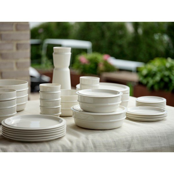 Kremowa porcelanowa miska na zupę 900 ml Eau – Zone-image-4