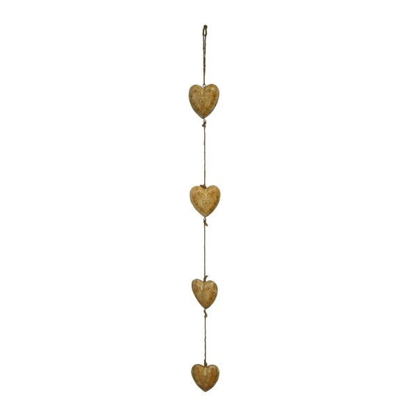 Girlanda Antic Line Wooden Hearts
