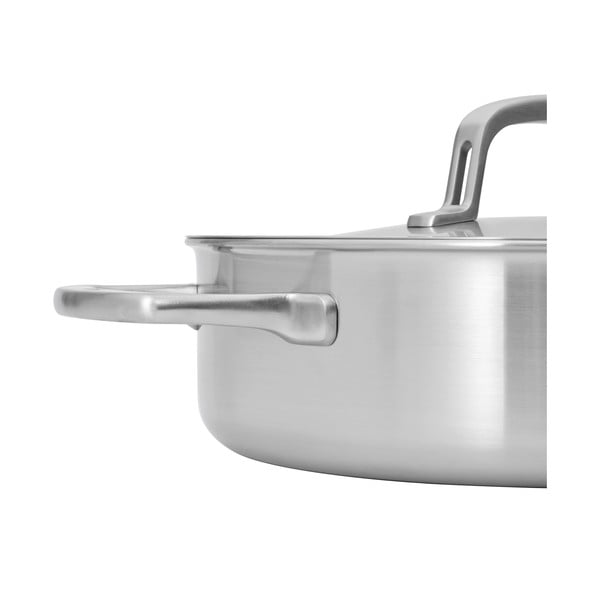 Głęboka patelnia z pokrywką ze stali nierdzewnej ø 28 cm Lucca 3.0 – FABINI-image-4