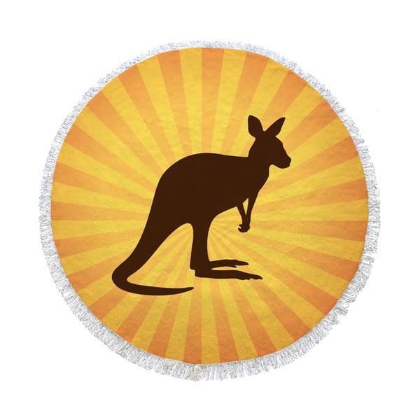 Okrągły ręcznik kąpielowy Homemania Australia Kangaroo, Ø 150 cm