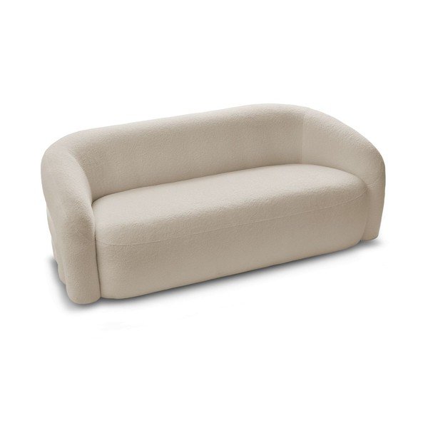 Beżowa sofa z materiału bouclé 193 cm Elina – Bobochic Paris-image-3