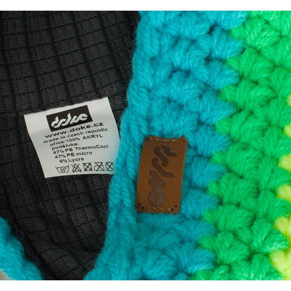 Opaska szydełkowa DOKE Stripes Blue-image-1