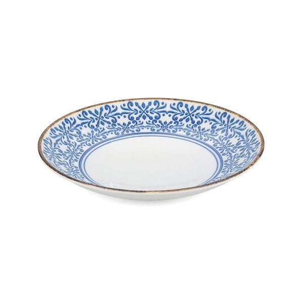 Biała/niebieska porcelanowa misa ø 25,5 cm Azul – BonBistro