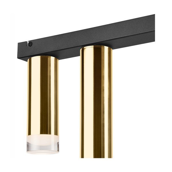 Lampa sufitowa w czarno-złotym kolorze ø 6 cm Diego – LAMKUR-image-3