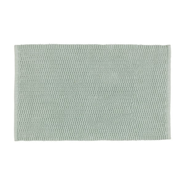 Jasnozielony dywanik łazienkowy Wenko Mona, 80x50 cm