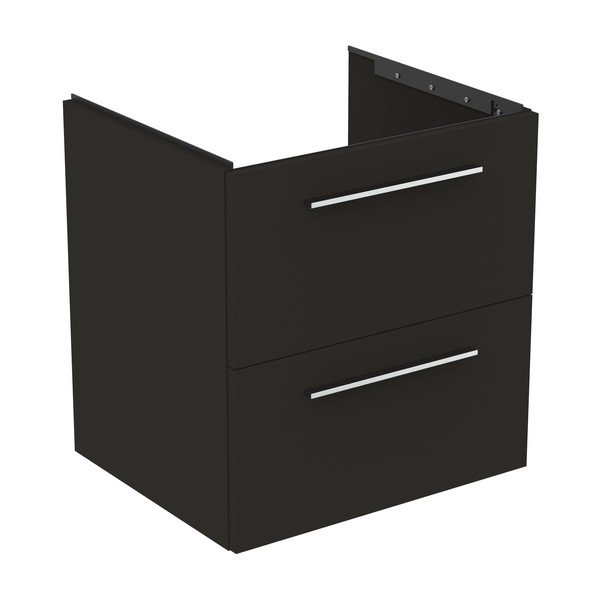 Antracytowa wisząca szafka pod umywalkę 60x63 cm i.Life B – Ideal Standard-image-4