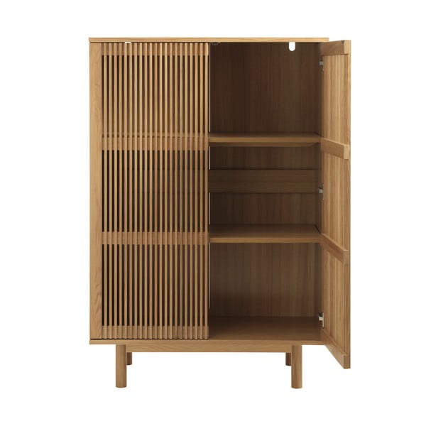 Szafka w dekorze dębu w naturalnym kolorze 95x140 cm Tiber – Unique Furniture-image-3