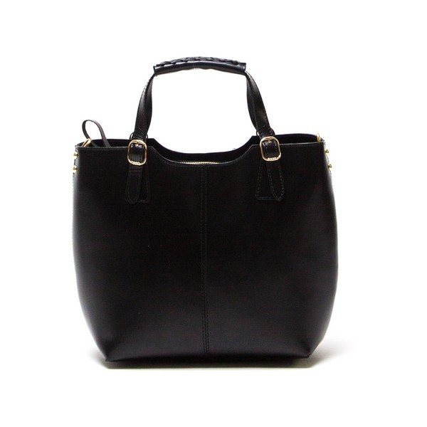 Skórzana torebka Luisa Vannini 3006 Nero-image-2