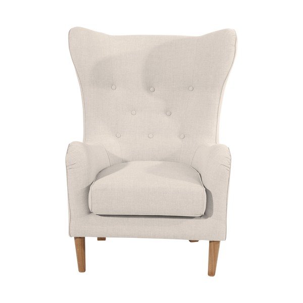 Kremowy fotel Max Winzer Miriam Linen-image-2