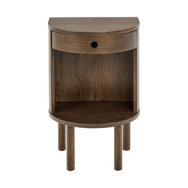 Szafka nocna w dekorze dębu w ciemnym naturalnym kolorze Paron – Actona