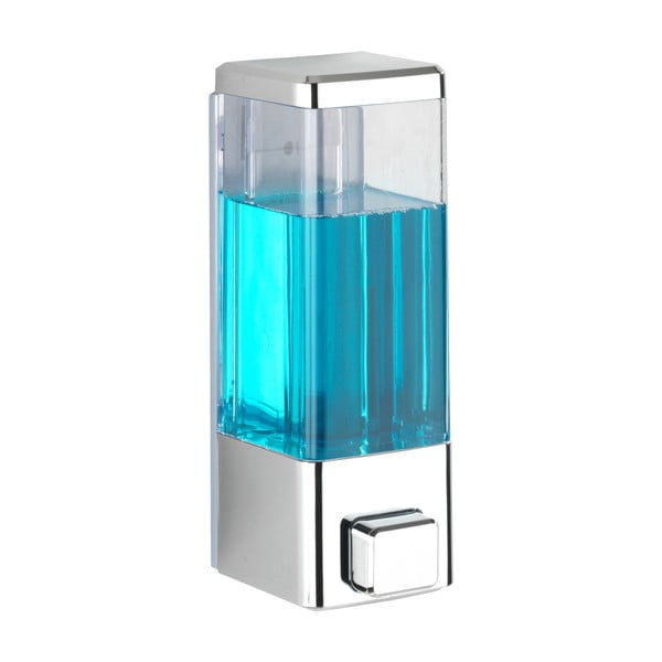 Ścienny plastikowy dozownik do mydła w kolorze srebra 0.32 l Istres – Wenko