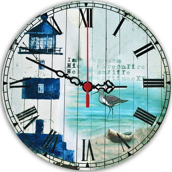Zegar ścienny Seaside, 30 cm