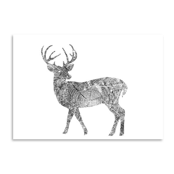 Plakat Americanflat Deer, 30x42 cm