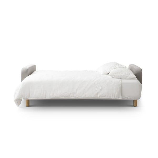 Beżowa rozkładana sofa ze schowkiem 231 cm Elen – Micadoni -image-4