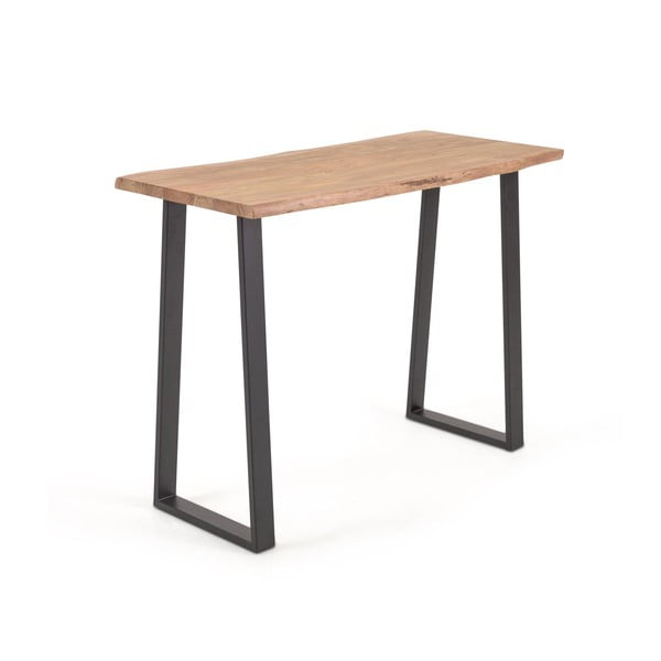 Stolik barowy z blatem z drewna akacjowego 60x140 cm Alaia – Kave Home