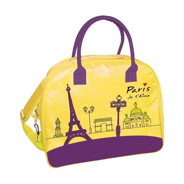 Żółta torba podróżna Incidence Paris
