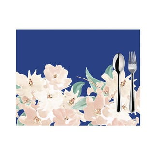Zestaw 2 niebieskich mat stołowych Mike & Co. NEW YORK Honey Blossom, 33x45 cm