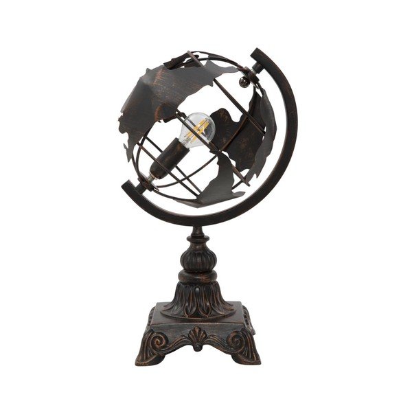 Czarna lampa stołowa z metalowym kloszem (wysokość 40 cm) World Industry – Mauro Ferretti