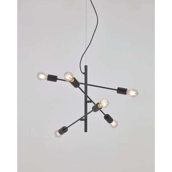 Czarna lampa wisząca ø 55 cm Spica – Kave Home-image-2