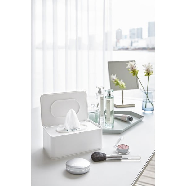 Biały pojemnik na chusteczki nawilżane YAMAZAKI Smart-image-1