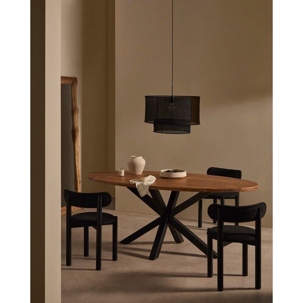 Czarny abażur ø 60 cm Mariela – Kave Home-image-2