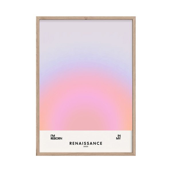 Obraz drukowany z ramą w zestawie 50x70 cm Soft Nuances – Styler