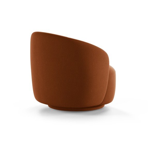 Ceglasty obrotowy fotel Letizia – Micadoni -image-2