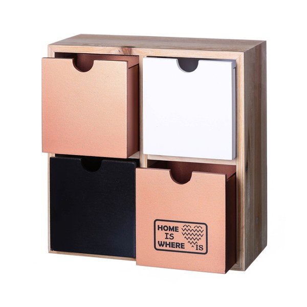 Szkatułka z 4 przegródkami Copper-image-3