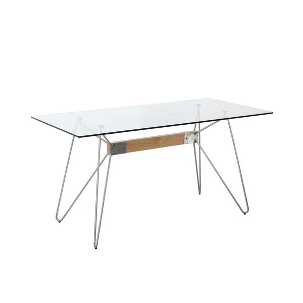 Stół do jadalni z czarnymi nogami Marckeric Nicole, 160x90 cm-image-3