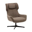 Brązowy fotel Zalina – Kave Home